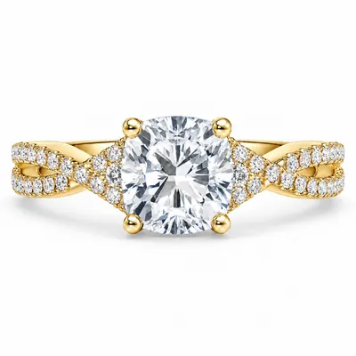Mortimer Diamond Ring (Cushion)