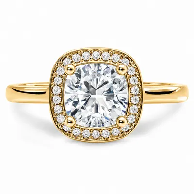 Ludgate Diamond Ring (Cushion)