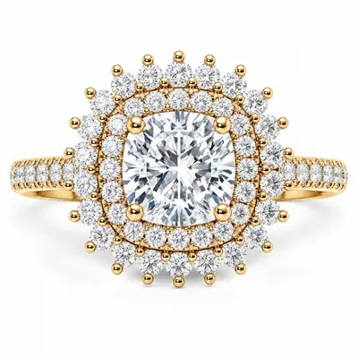 Farringdon Diamond Ring (Cushion)