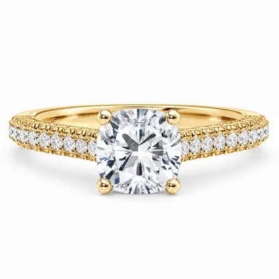 Threadneedle Diamond Ring (Cushion)