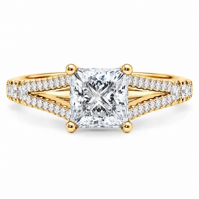 Langham Diamond Ring (Princess)
