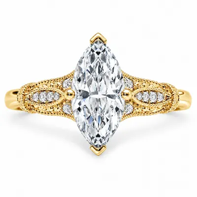 Leinster Diamond Ring (Marquise)