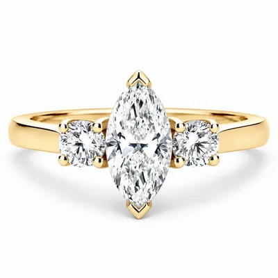 Lombard Diamond Ring (Marquise)