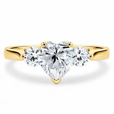 Lombard Diamond Ring (Heart)