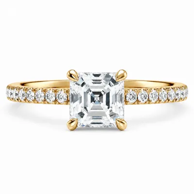 Audley Diamond Ring (Asscher)