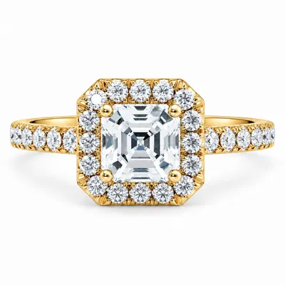 Highbury Diamond Ring (Asscher)