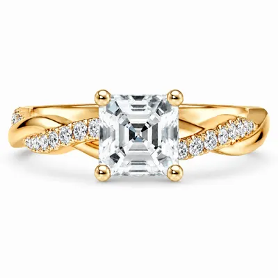 Pembridge Diamond Ring (Asscher)