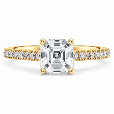 Brompton Diamond Ring (Asscher)