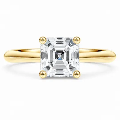Clarges Diamond Ring (Asscher)