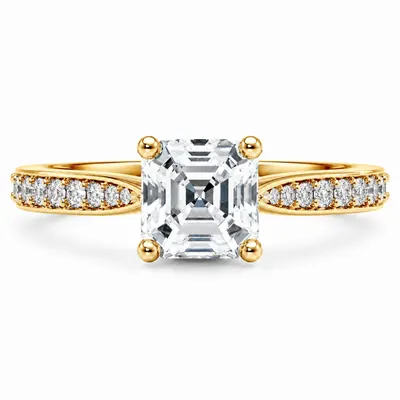 Hertford Diamond Ring (Asscher)