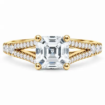 Langham Diamond Ring (Asscher)