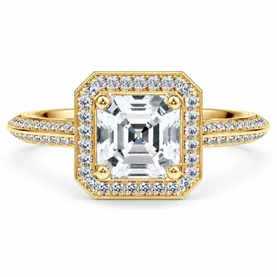 Kennington Diamond Ring (Asscher)