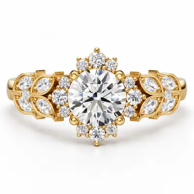Hengrave Diamond Ring (Round)