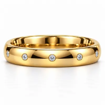 Lansdowne Scattered Diamond Wedding Band