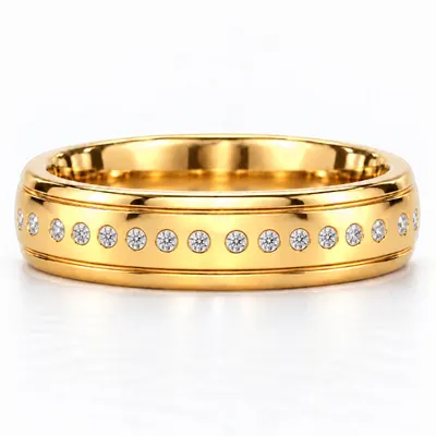 Lyall Sixteen Stone Wedding Band