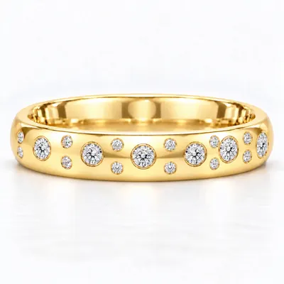 Eaton Eighteen Stone Wedding Band