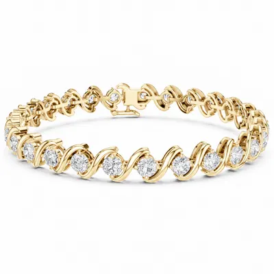 Calver Diamond Tennis Bracelet