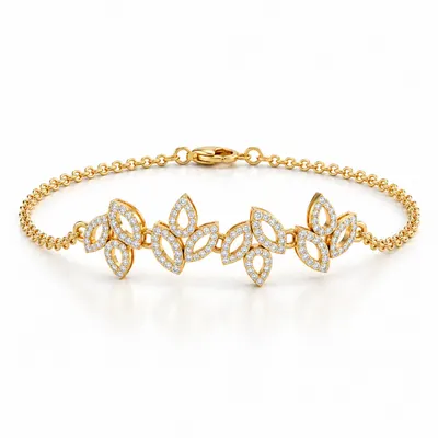 Tregunter Leaf Cluster Bracelet