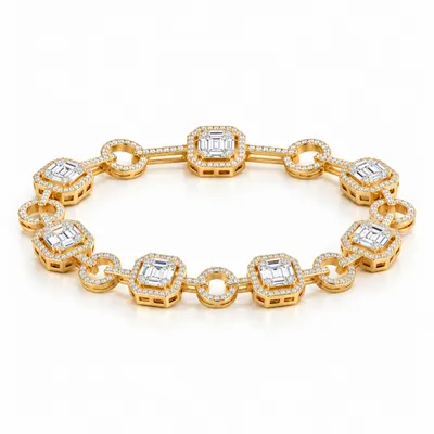 Adelphi Circle Octagon Bracelet