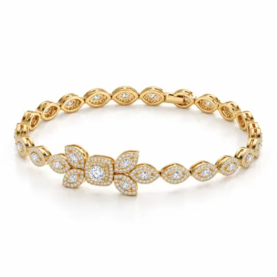 Buckingham Leaf Crown Bracelet