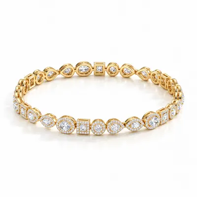 Endsleigh Mixed Shape Line Bracelet