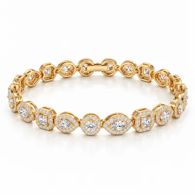 Hurlingham Four Shapes Bracelet