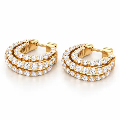 The Avonmore Diamond Fan Earrings