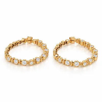 The Bulstrode Diamond Statement Hoop Earrings