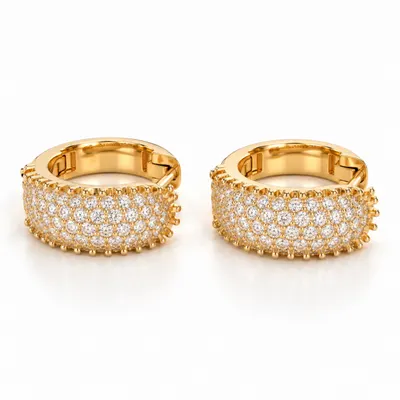 The Cumberland Diamond Huggie Earrings