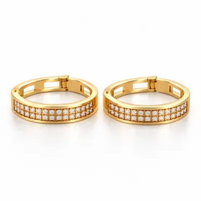 The Hatherley Diamond Hoop Earrings