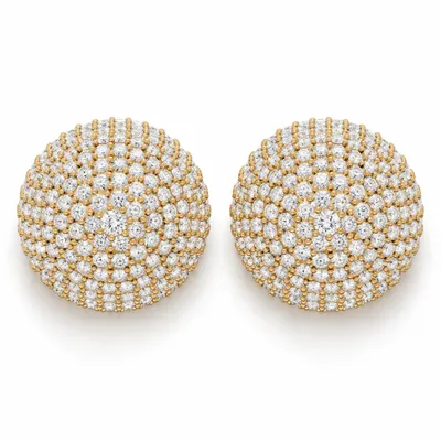 Kensington Pave Dome Earrings