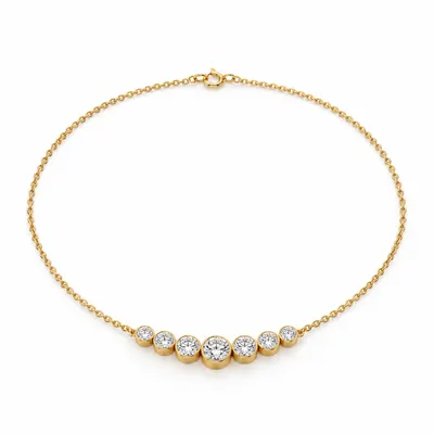 Elodie Graduated Diamond Necklace