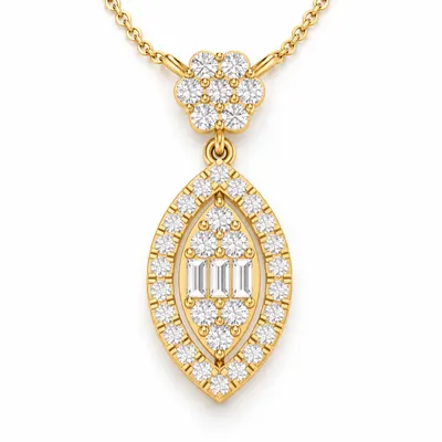 Blackheath Navette Drop Pendant