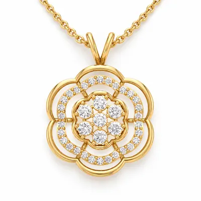 Bloomsbury Flower Pendant