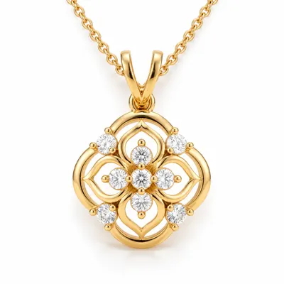Eccleston Quatrefoil Pendant