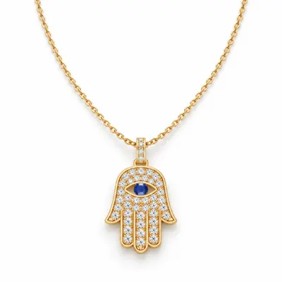 Hamsa Hand Pendant