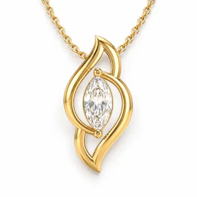 Highgate Marquise Swirl Pendant