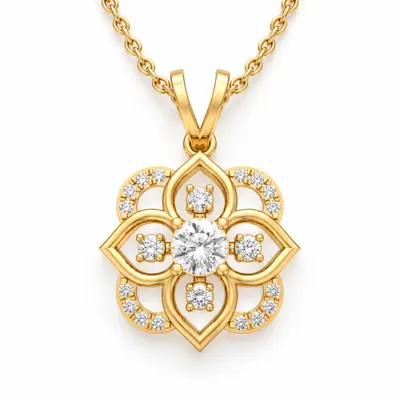 Knightsbridge Lotus Pendant
