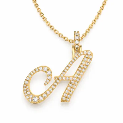 Letter A - Windsor Pendant