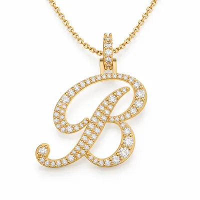 Letter B - Windsor Pendant