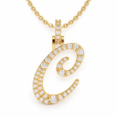 Letter C - Windsor Pendant
