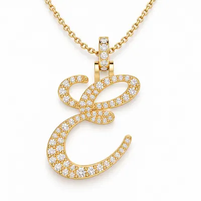 Letter E - Windsor Pendant