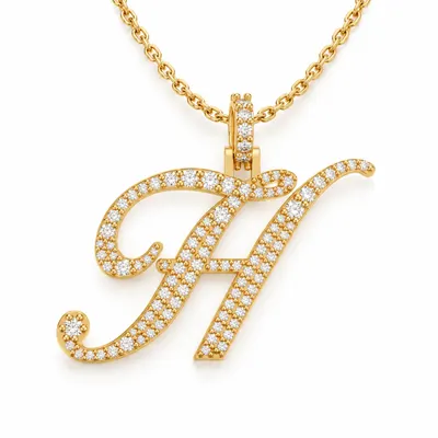 Letter H - Windsor Pendant