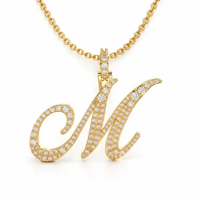 Letter M - Windsor Pendant