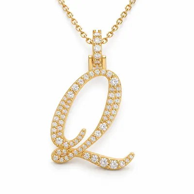 Letter Q - Windsor Pendant
