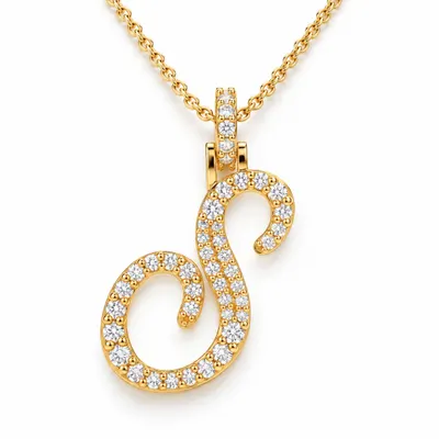 Letter S - Windsor Pendant