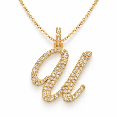 Letter U - Windsor Pendant