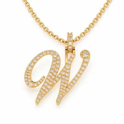 Letter W - Windsor Pendant