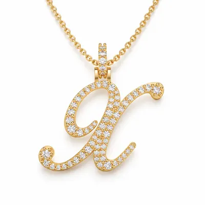 Letter X - Windsor Pendant