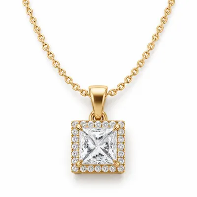 Calla Princess Halo Pendant